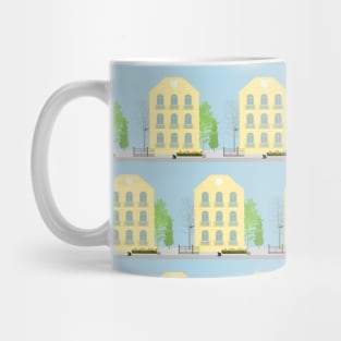 Yellow houses Mug